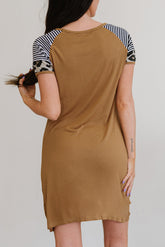 Robe torsadée à rayures et étoiles USA